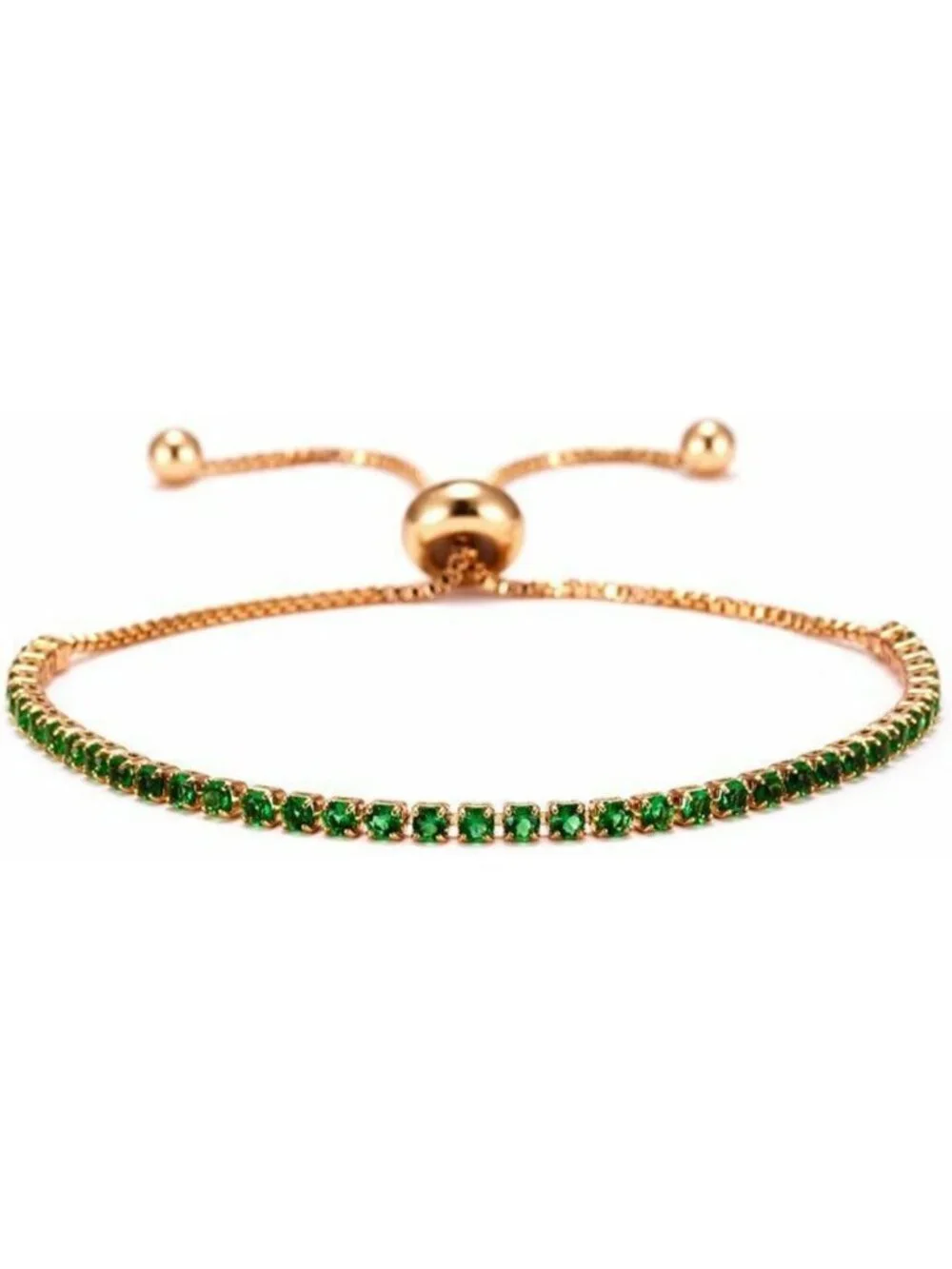 Women's Green Analog Quartz Elegant Steel Belt Diamonds Bracelet Set Wrist Watch